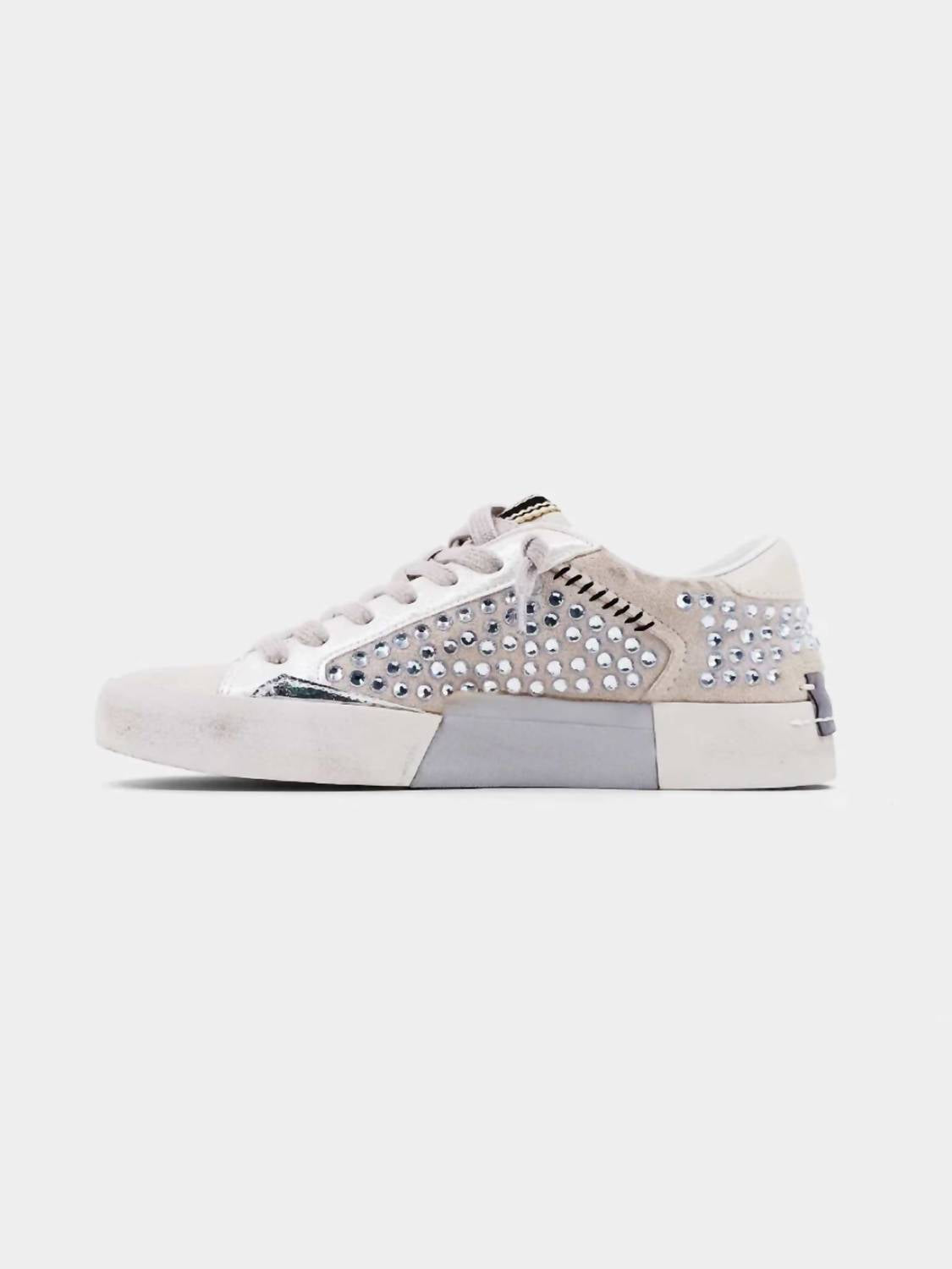 Shu Shop - Women's Ruby Metallic Stud Sneaker
