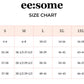 Ee:Some - Contrast Waist Straight Leg Pants