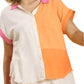Umgee - Color Block Gauze Top