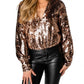 Buddylove - Jenny Long Sleeve Sequin Bodysuit