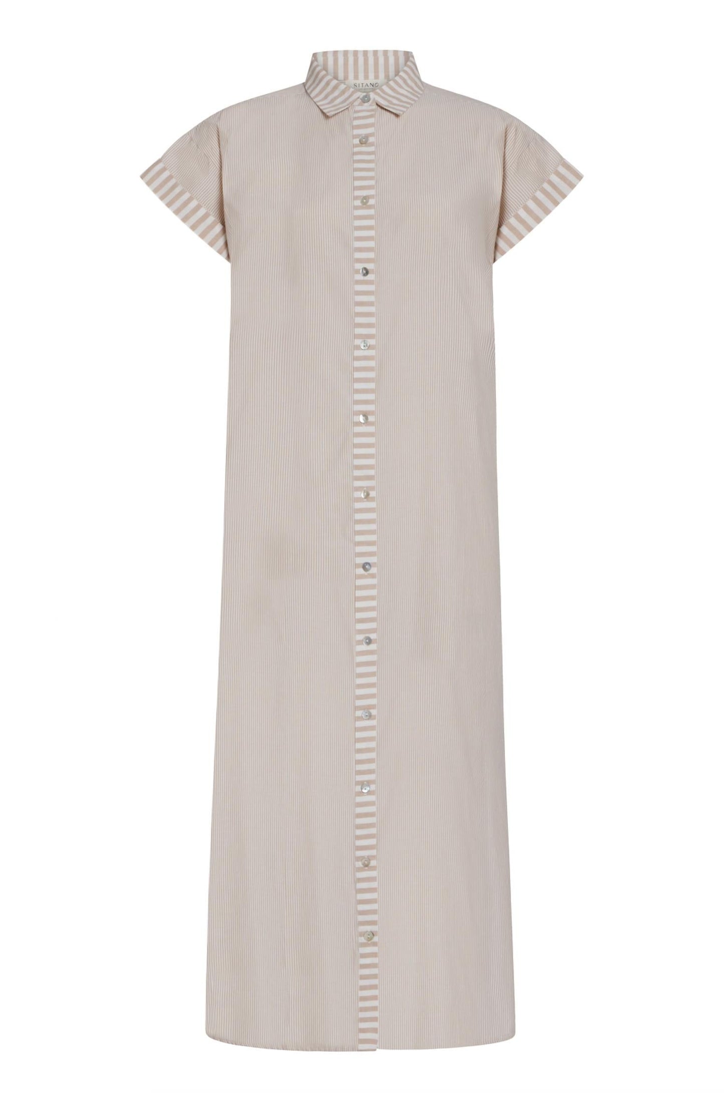 Sitano - Women's Riga Short Sleeve Midi Dress