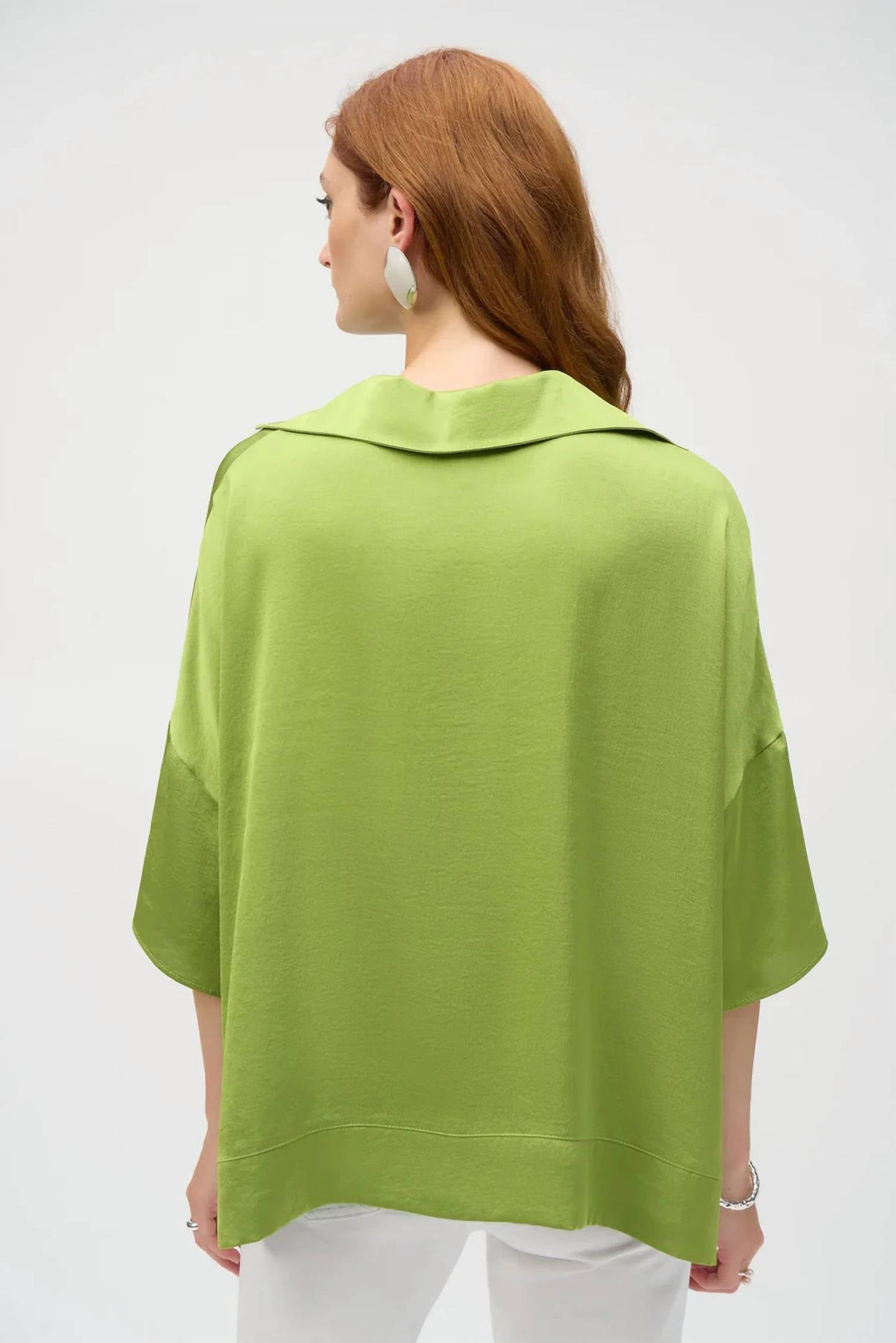 Joseph Ribkoff - Hammered Satin Boxy Top