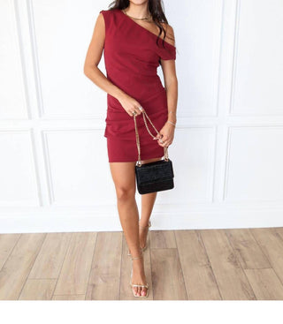 2.7 August Apparel - Off the Side Mini Dress