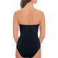 Profile By Gottex - Bandeau Underwire D-cup One Piece Swimsuit
