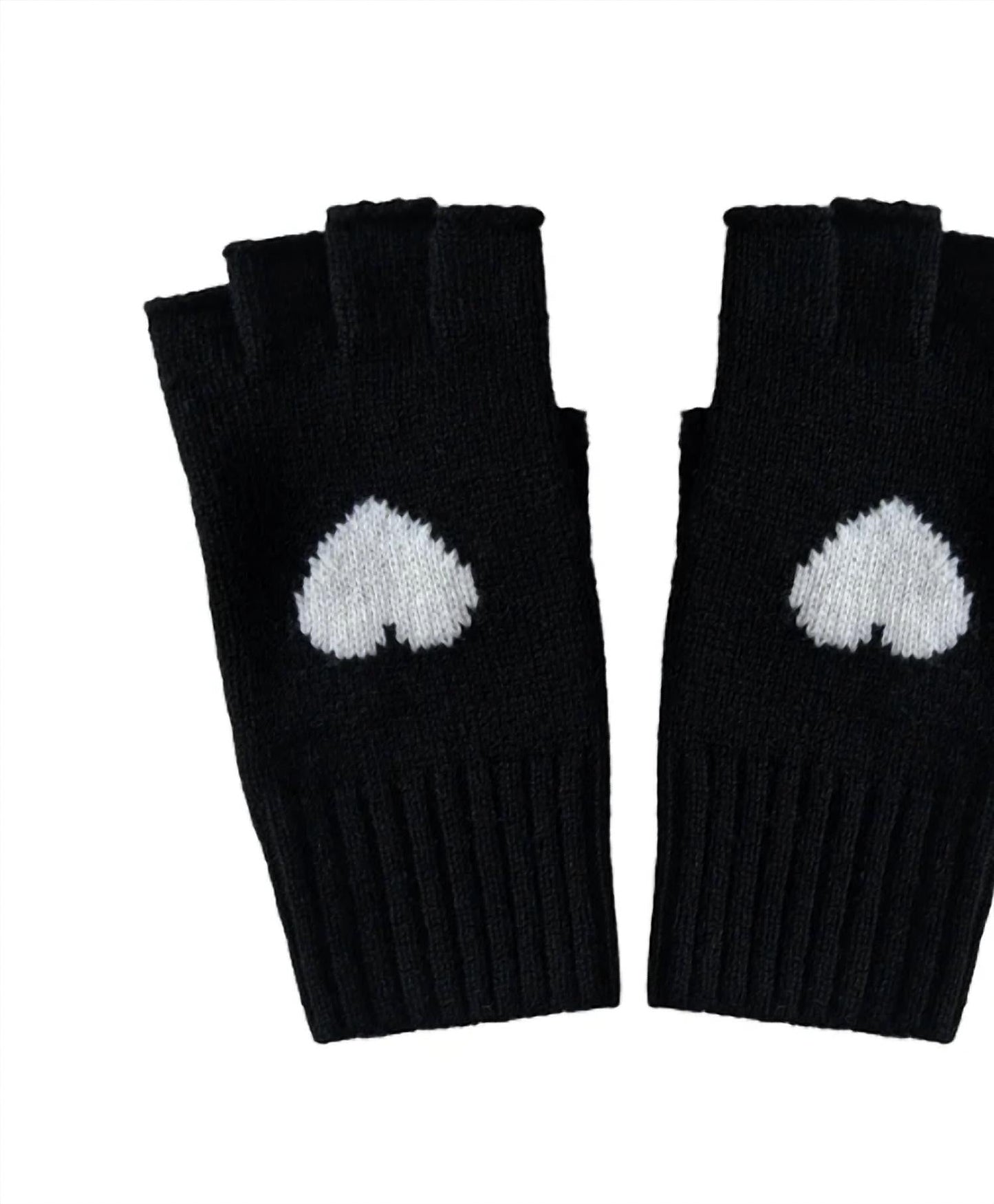 27 Miles Malibu - Women's Scarlett Cashmere Heart Fingerless Gloves