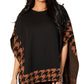 Angel Apparel - Houndstooth Poncho