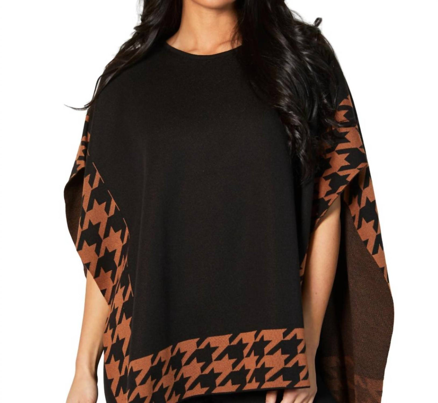 Angel Apparel - Houndstooth Poncho