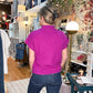 Zenana - Mock Neck Short Sleeve Sweater