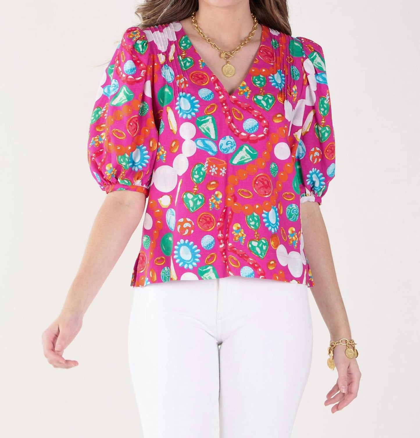 Emily Mccarthy - Penny V-neck Top