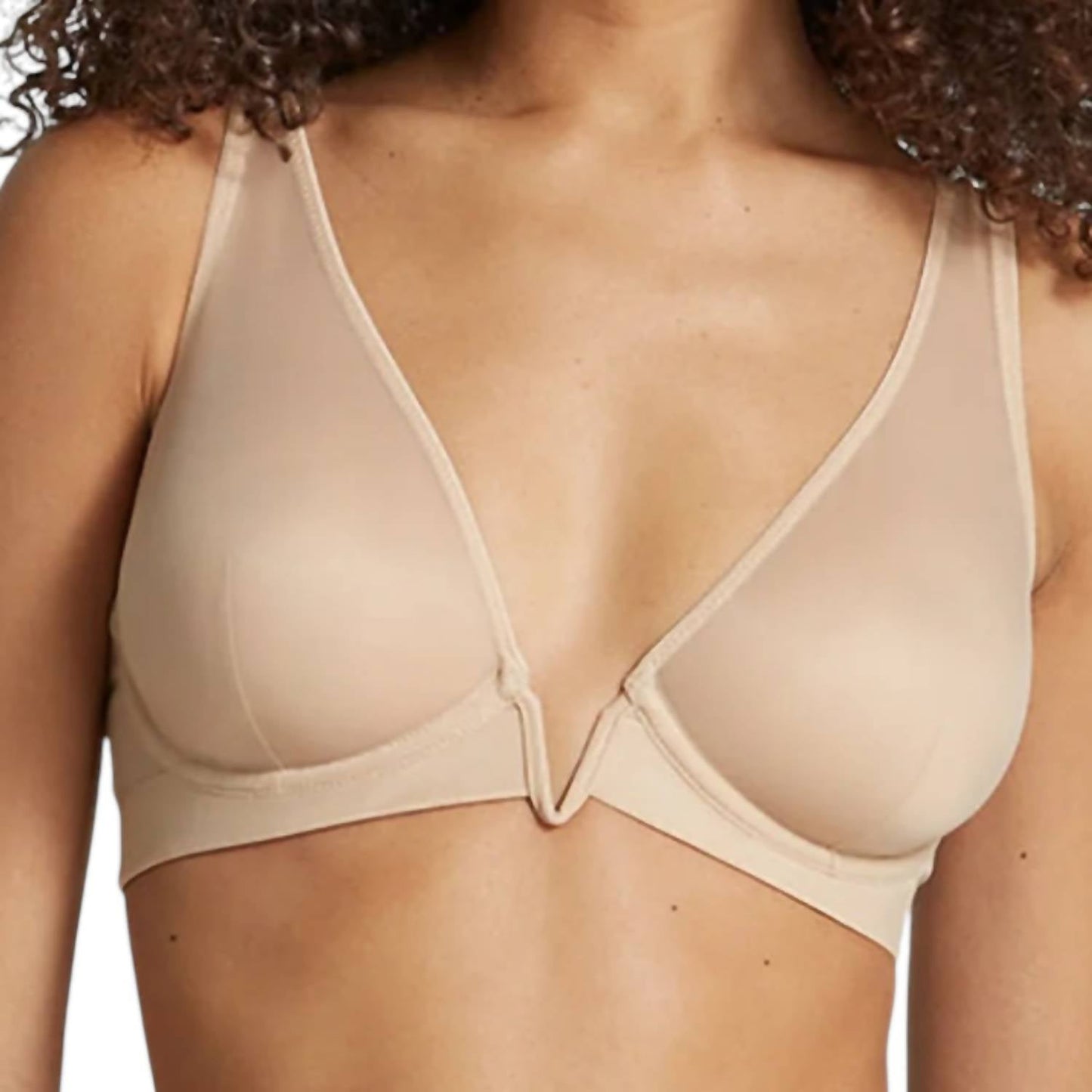 Commando - Chic Mesh Plunge Underwire Bra