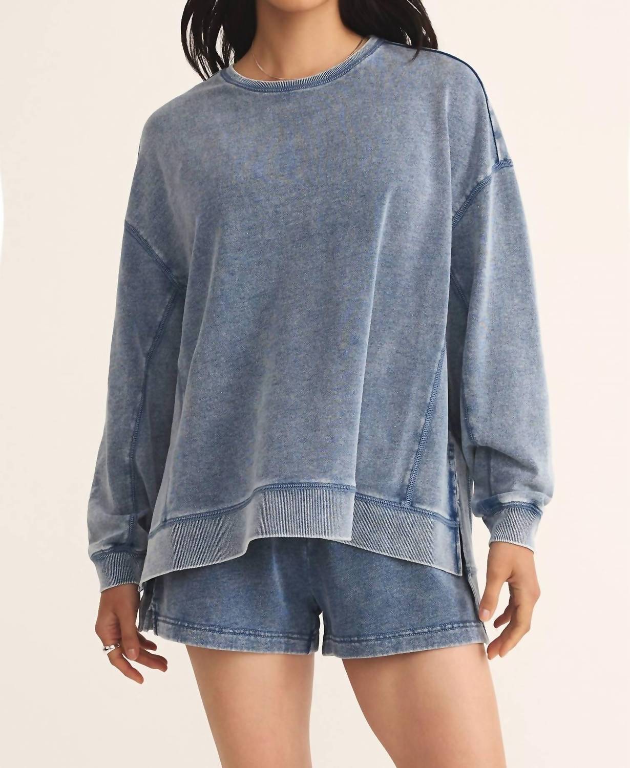 Z Supply - Knit Denim Modern Weekender Sweater