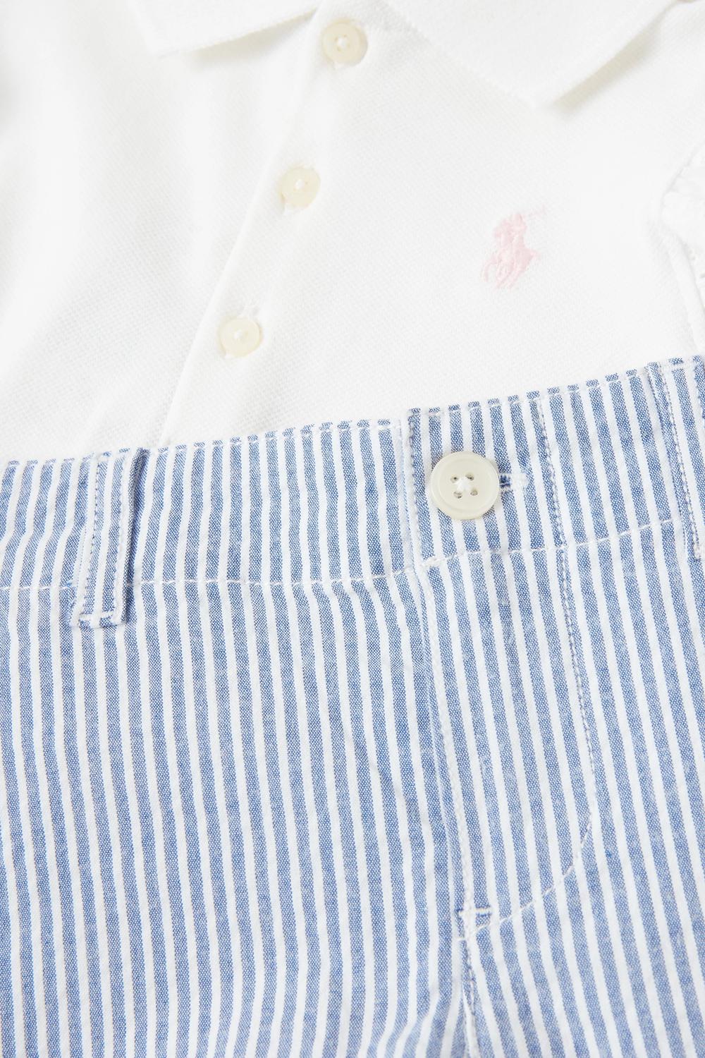 Polo Ralph Lauren - Girls Ruffle Sleeve Polo And Short Set