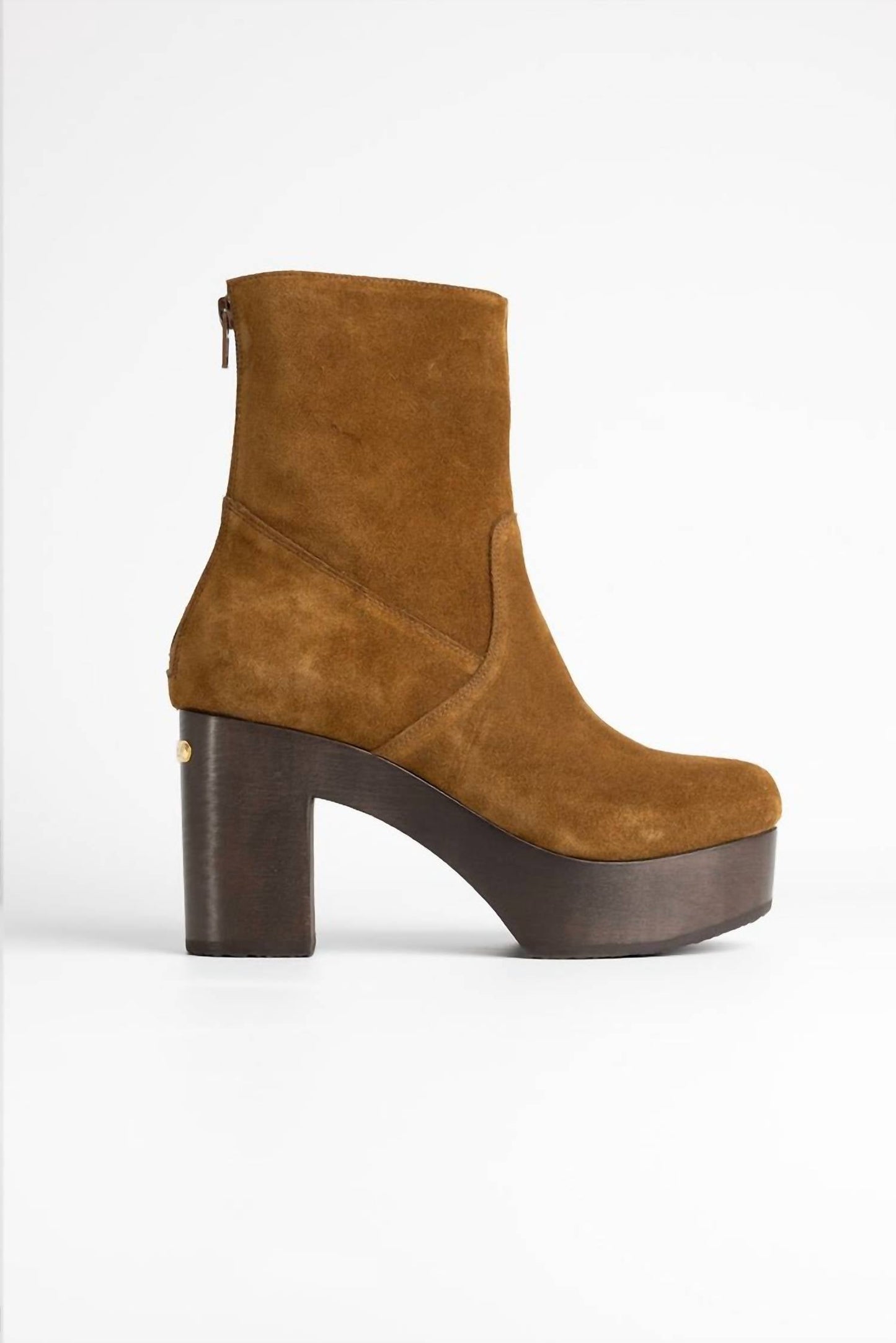 Sabot Youyou - Women's Yerk Velvet Ankle-boot Clogs