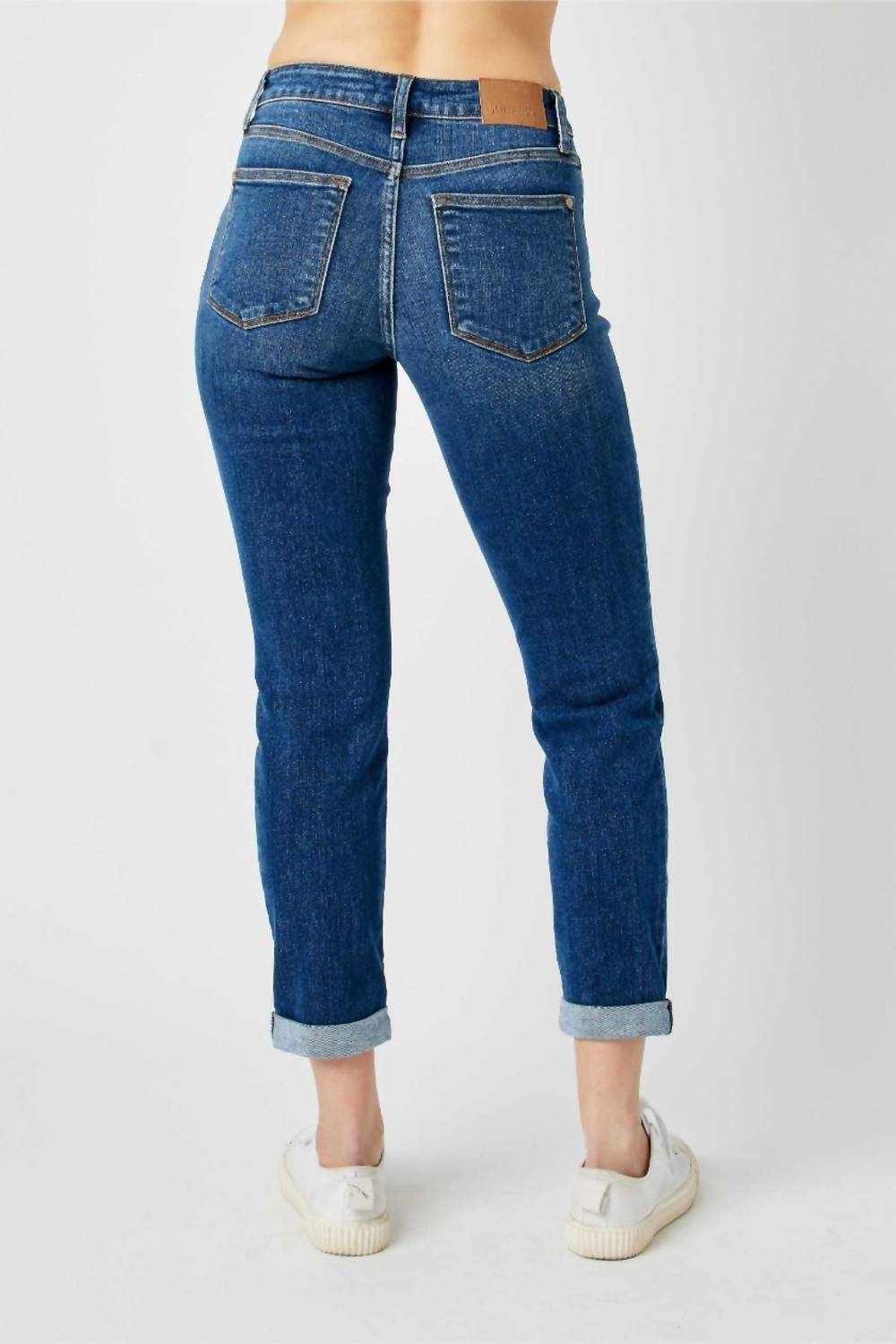 Judy Blue - Mid Rise Destroyed Slim Fit
