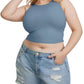 Basic Bae - Full Size Round Neck Slim Tank Top