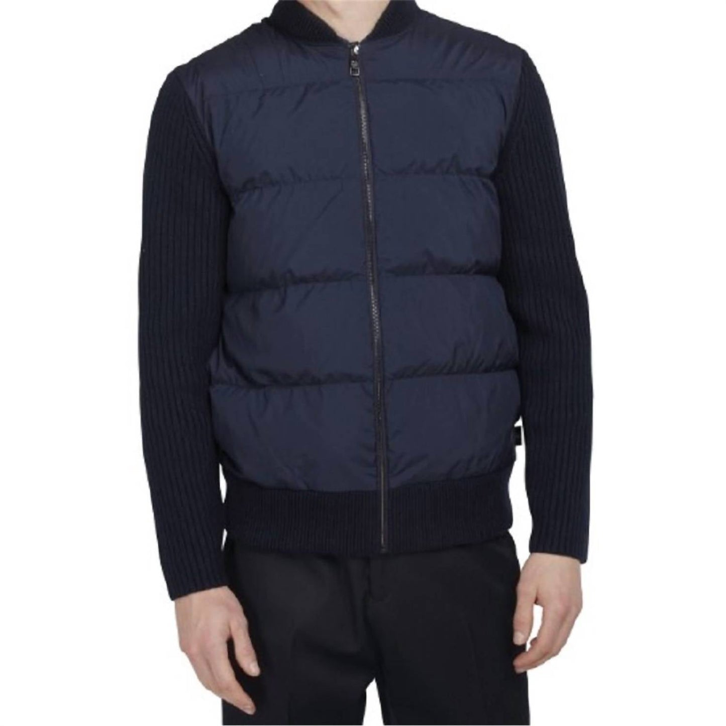 Ted Baker - Men Spores Quilted Front Knit Jacket