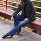 Karen Kane - Fringed Tweed Blazer