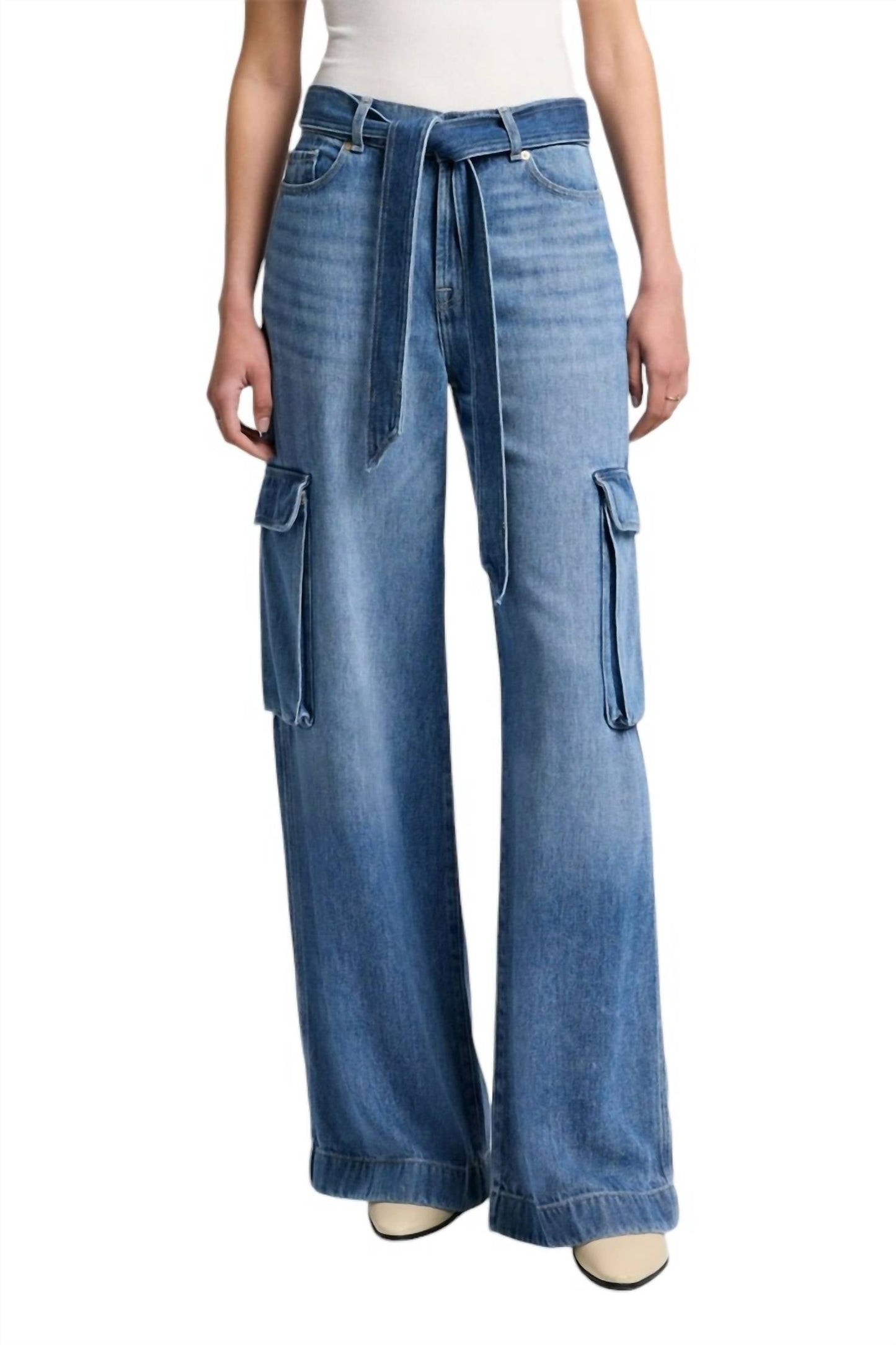 7 For All Mankind - Cargo Palazzo Pants