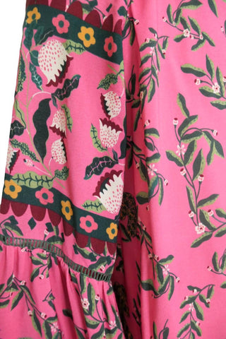 Emily Lovelock - Blusa EMMA com estampa floral rosa