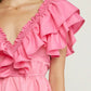Entro - Ruffled Peplum Top