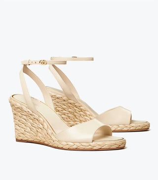 Tory Burch - Sandália de Ráfia Anabela Feminina