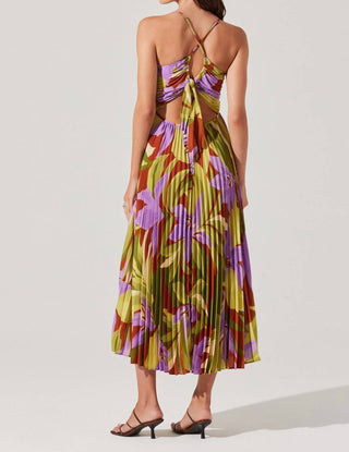 Astr - Blythe Print Midi Dress