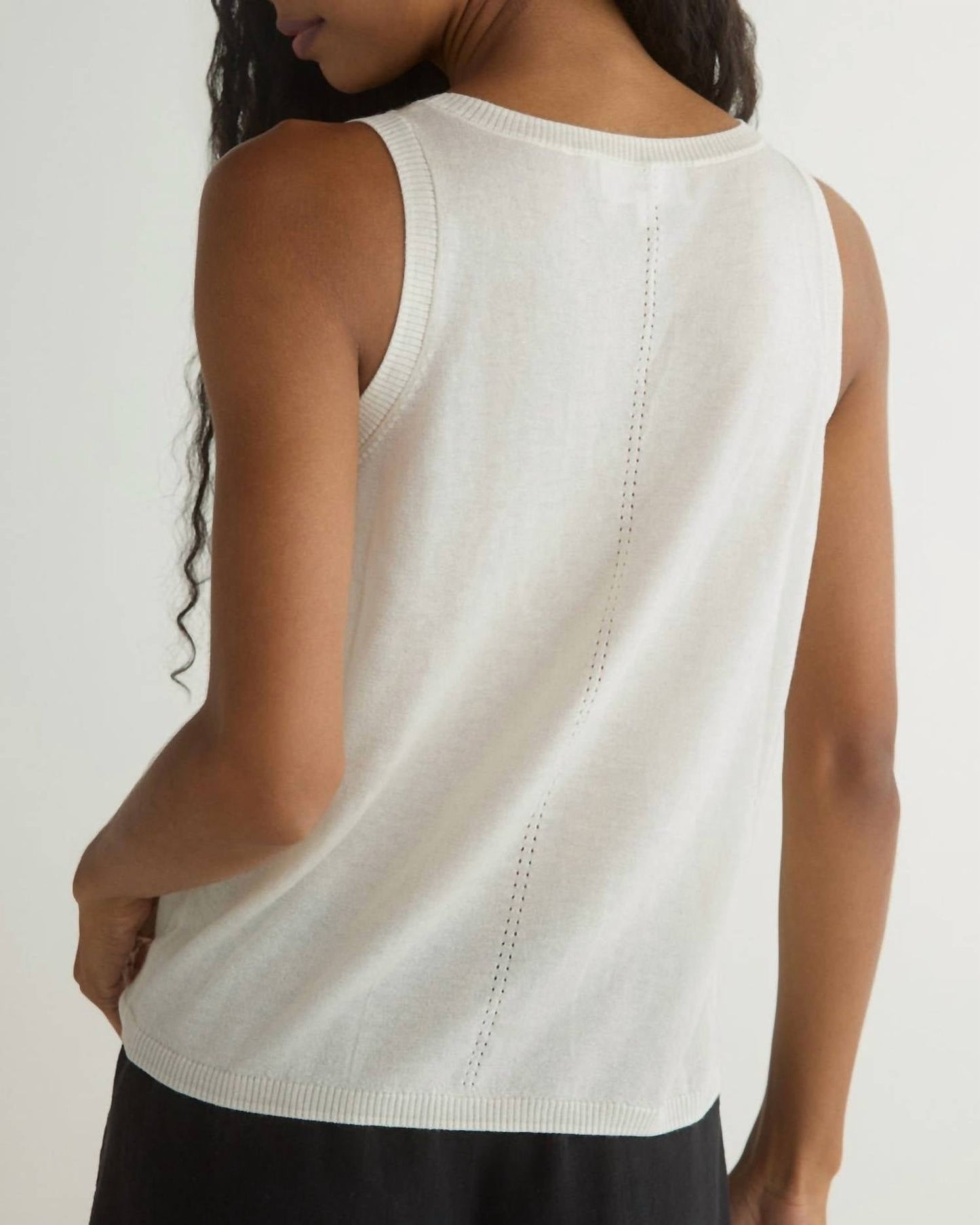 Bella Dahl - Sleeveless Scoop Neck Knit Tank