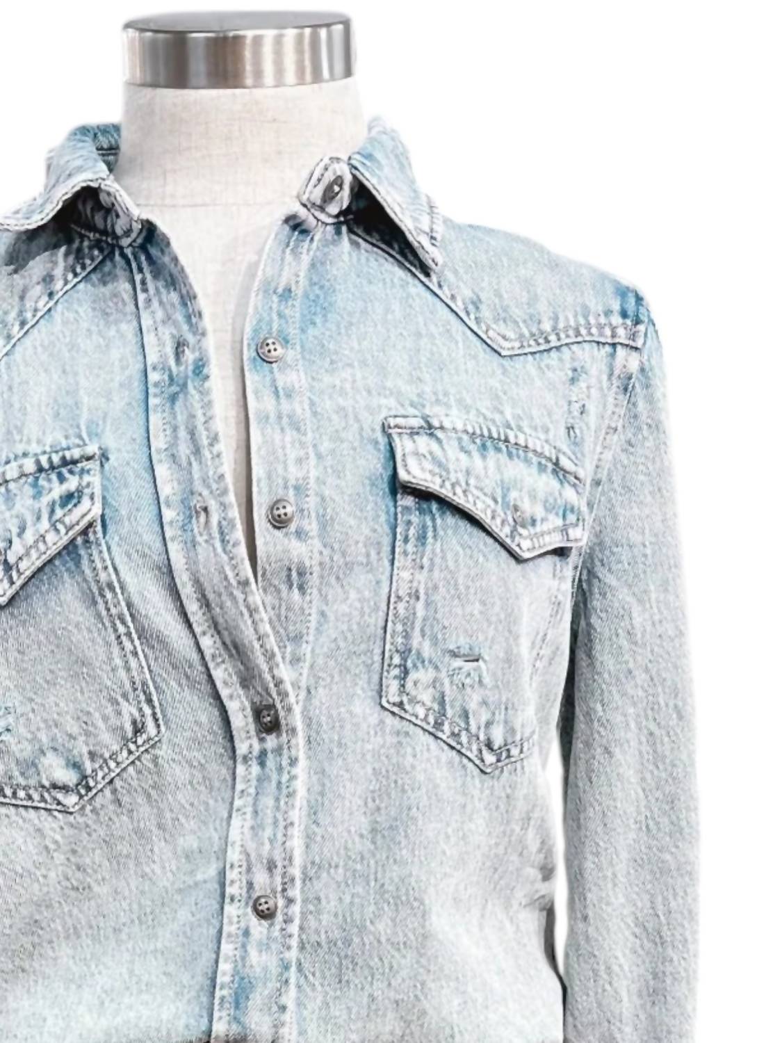 Risen - Wild West Distressed Denim Shirt