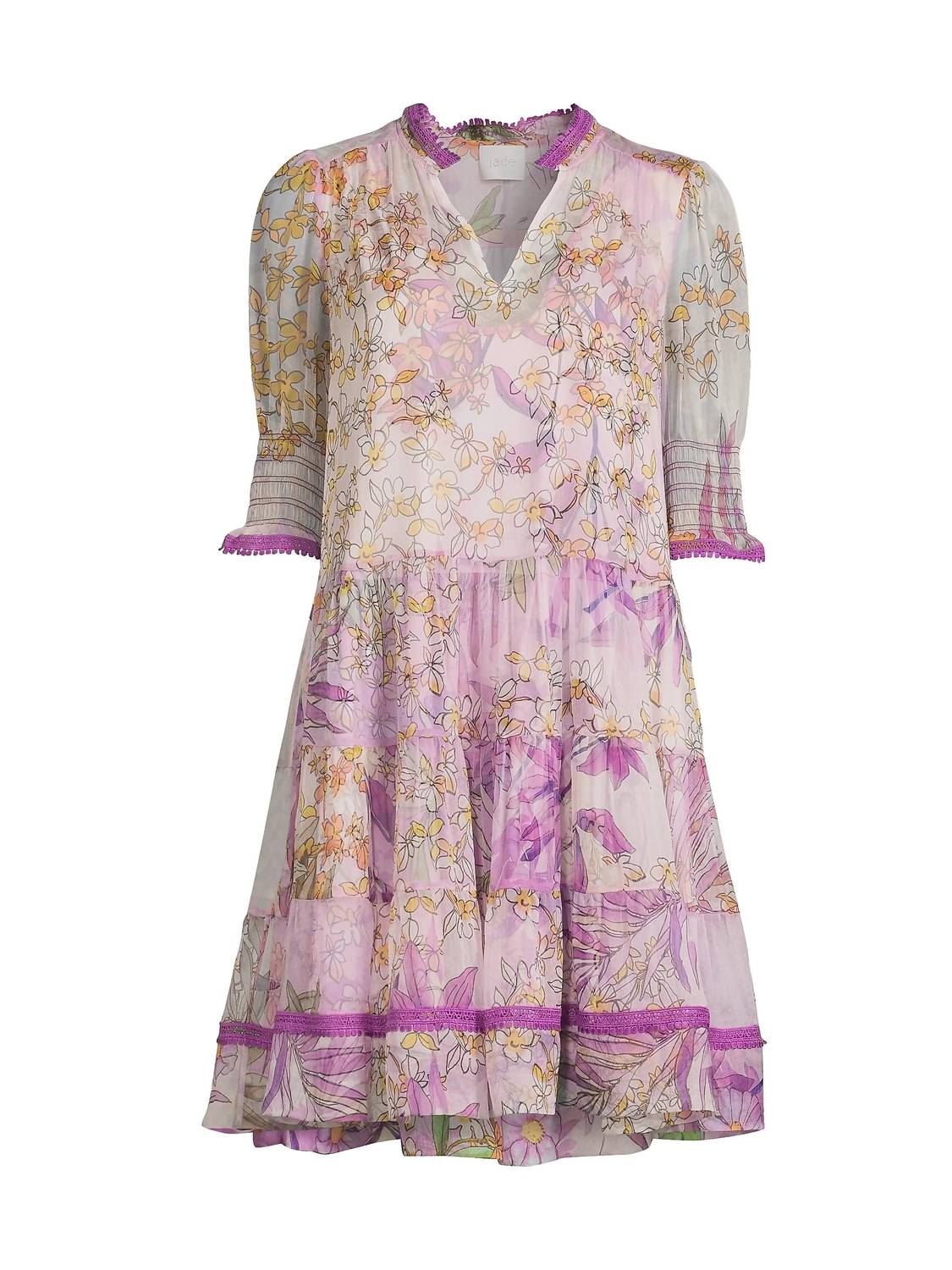 Johnny Was - ABBEY TIERED MINI DRESS