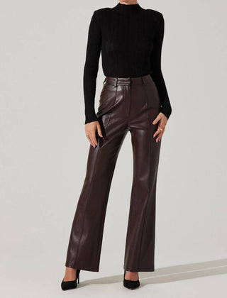 Astr - Vance Faux Leather Pants