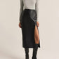 Z Supply - Metropolitan Faux Leather Midi Skirt