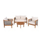 Outdoor Unique Tub Design 4-Seat Sofa Set with Woven Rope