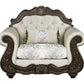 Pierce Chair With Pillow - Beige / Cherry