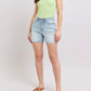 Judy Blue - High Rise Mid Length Dad Denim Short