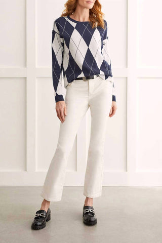 Tribal - Calça de veludo cotelê bootcut