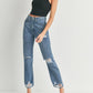 Jbd. - High Rise Loose Straight Distressed Jeans
