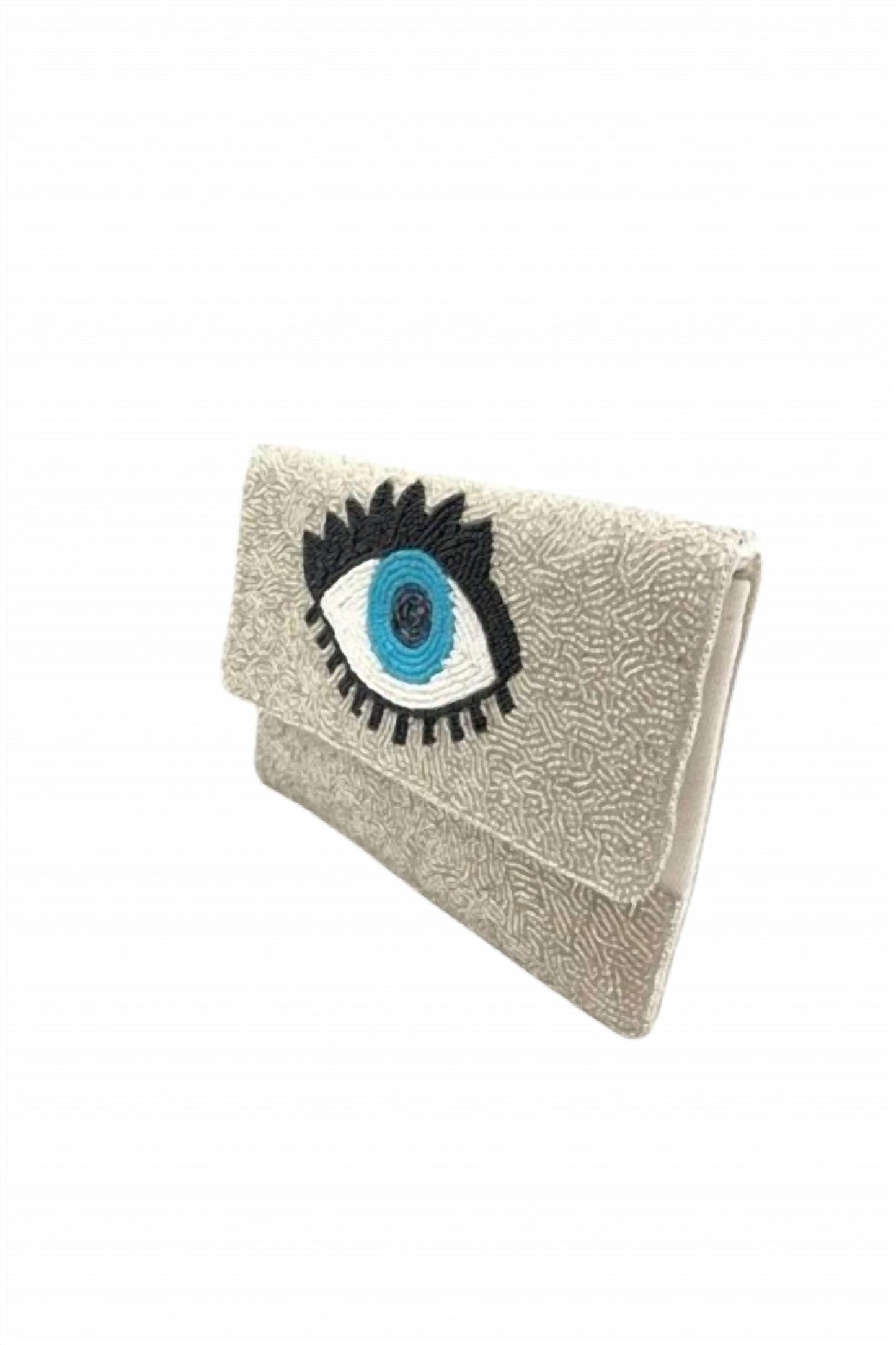 Golden Stella - Evil Eye Beaded Mini Clutch
