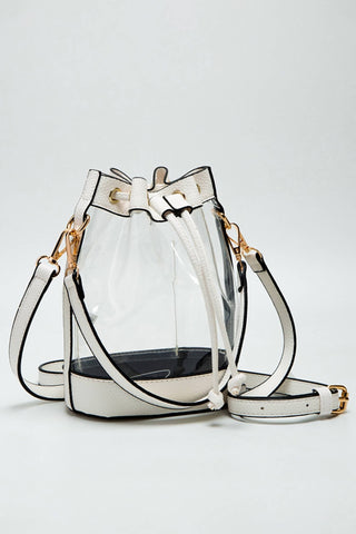Hana - Women's Clear Crossbody Stadium Bucket Bag