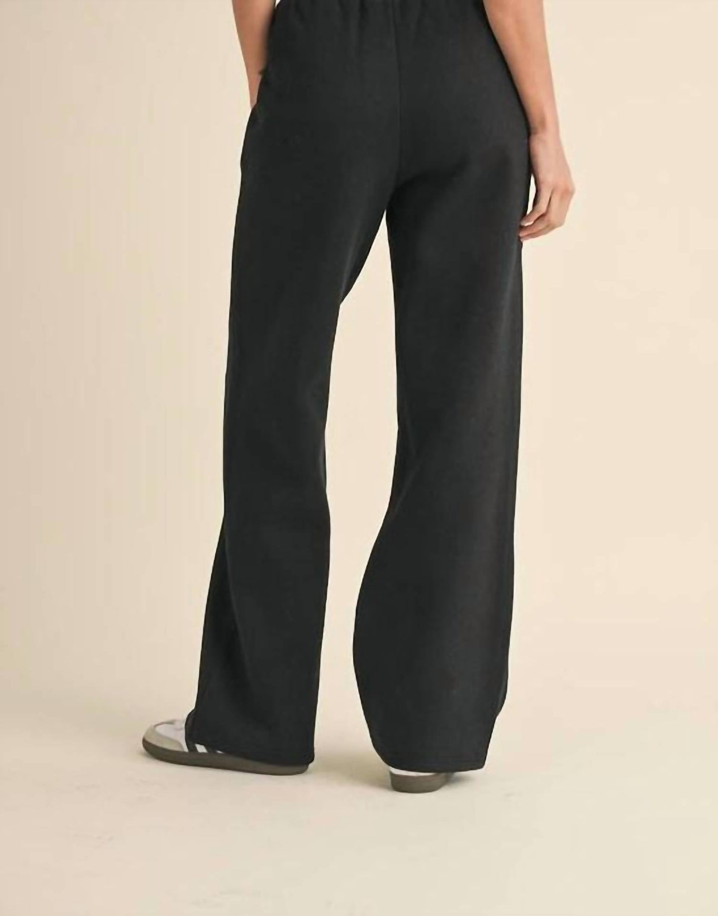 Kimberly C - Cozy Fleece Wide Leg Sweatpants