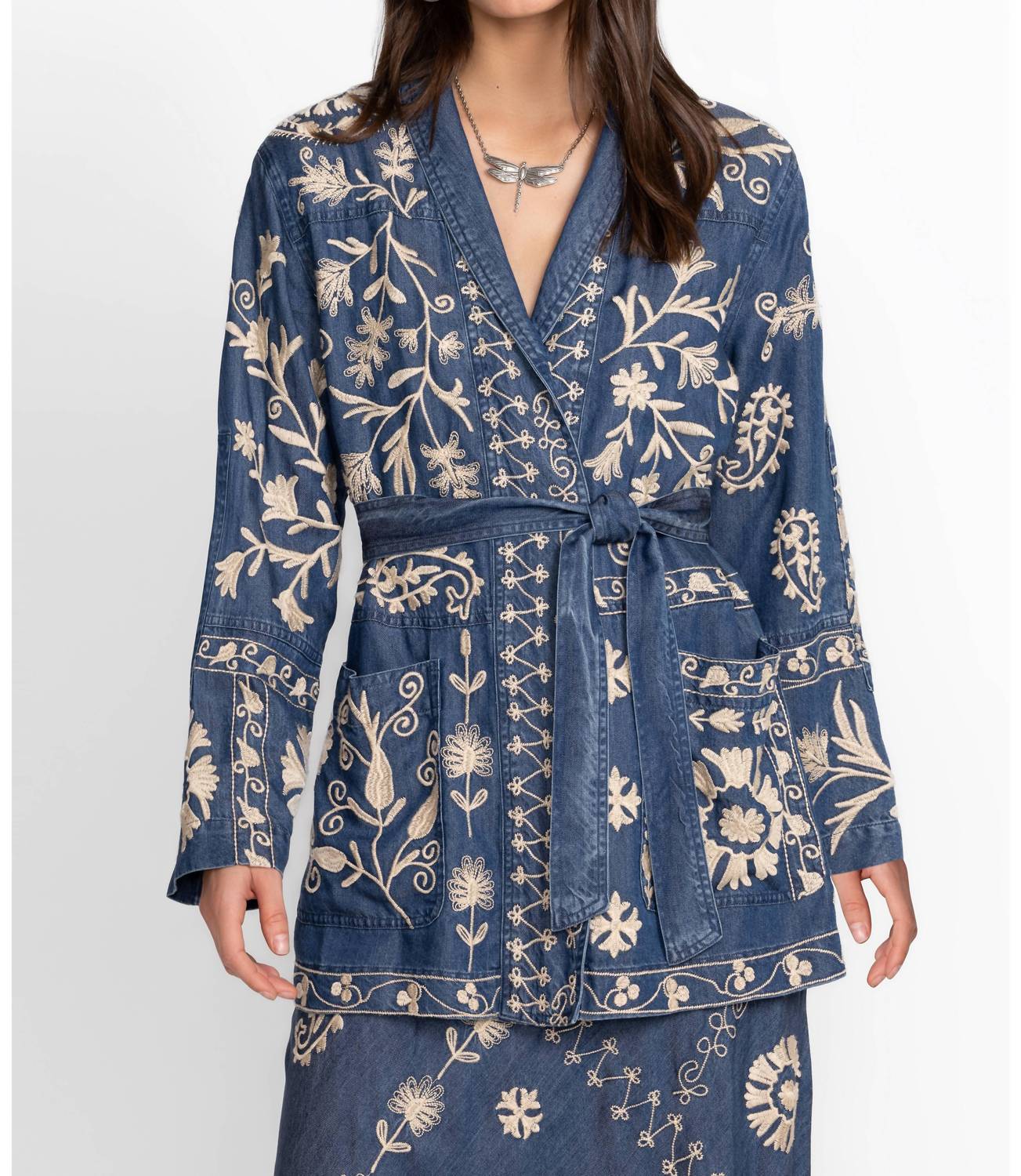 Johnny Was - Allison Belted Military Jacket