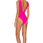 Seafolly - Coco Beach Terry Capsleeve V Wireone Piece Swimsuit