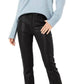 Paige - Cindy High Rise Straight Leg Luxe Coated Denim Jean