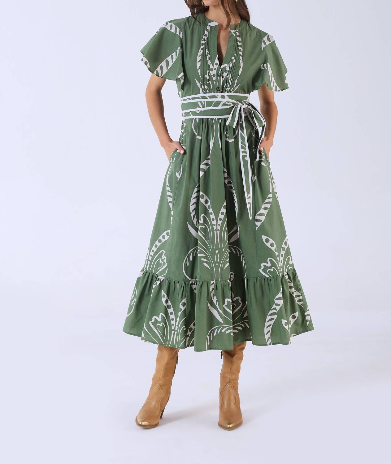 Beyond By Vera - Leni Midi Dress