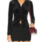 Sanctuary - Dreamgirl Velvet Button Up Shirt