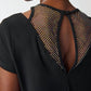 Joseph Ribkoff - Rhinestone Mesh Detail Top