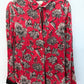 Cino - Women's Floral Long Sleeve Button Up Shirt