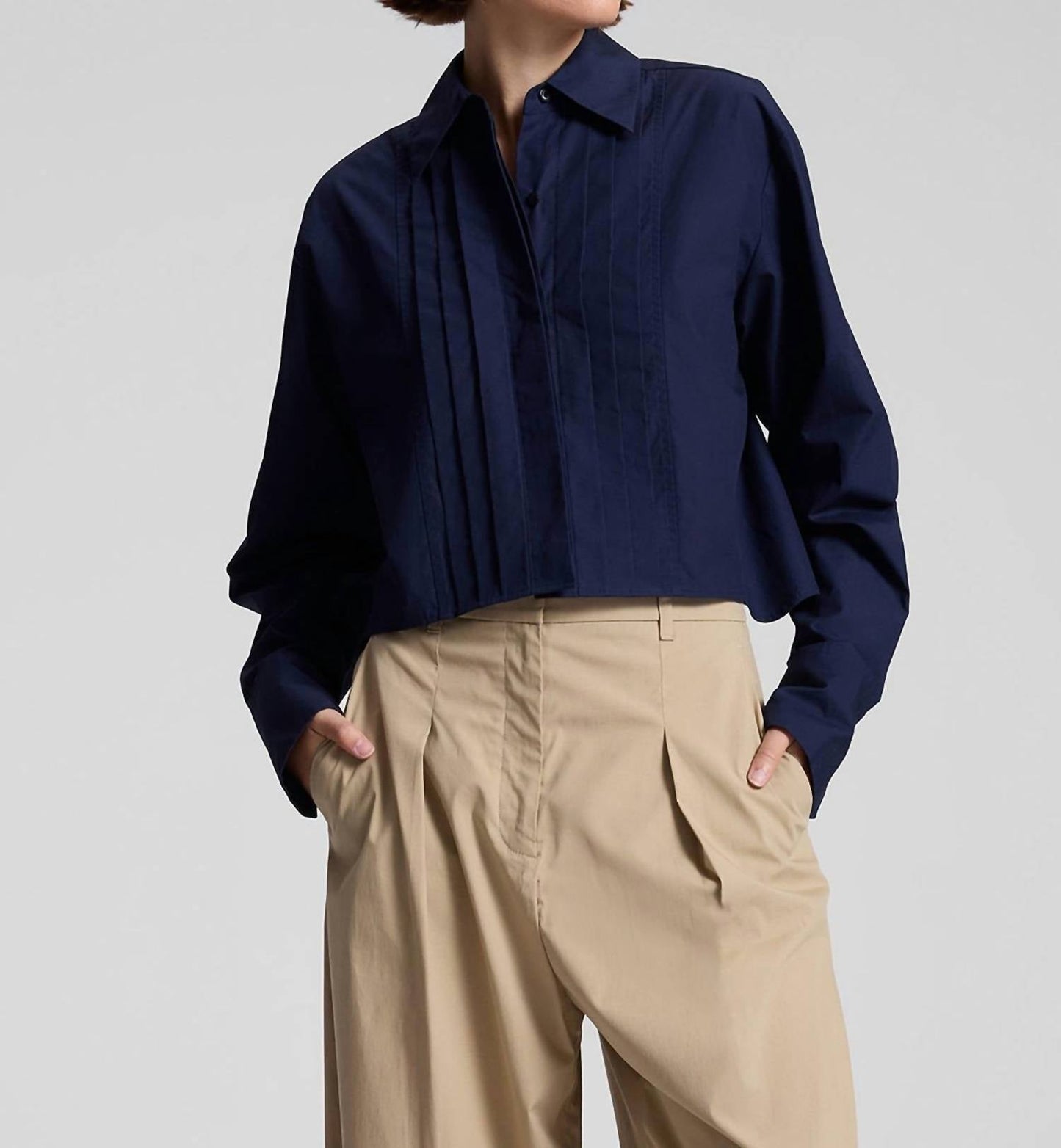 A.L.C. - Cam Cropped Tux Top