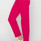 Risen - High Waist Rolled Hem Straight Jeans