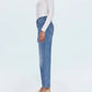 Pistola - Lexi Mid Rise Bowed Straight Jeans