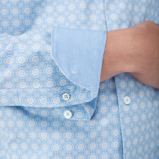 Bugatchi Uomo - Jimmy Double Sided Mandala/solid Ooohcotton Shirt